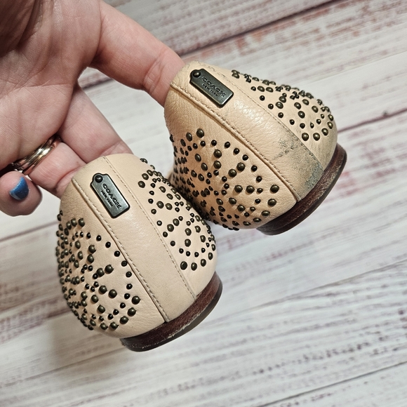 Coach studded pointed flats - Picture 14 of 15
